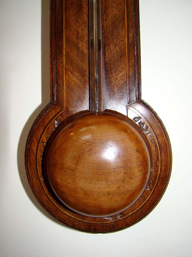 A beautiful early 19th century mahogany stick barometer by Francis Molton of Norwich, England, circa 1822-1830 — image 4